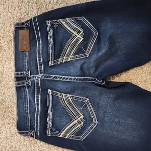 BKE Buckle Black Three Slim Bootleg Jeans 32x30